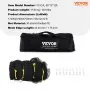 VEVOR Jaula de bateo de béisbol de 17,4 m, red de entrenamiento de bateo de softbol profesional, jaula de lanzamiento portátil con puerta y bolsa de transporte, red de PE cerrada resistente