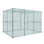 VEVOR Jaula Protectora para Cultivos, con Puerta con Cremallera, Resistente al Viento, Cubierta para Bancales Elevados de Exterior, para Jardín, Patio o Césped, 2900 x 1940 x 1940 mm, Color Verde