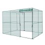 VEVOR Jaula Protectora para Cultivos, con Puerta con Cremallera, Resistente al Viento, Cubierta para Bancales Elevados de Exterior, para Jardín, Patio o Césped, 2900 x 1940 x 1940 mm, Color Verde