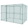VEVOR Jaula Protectora para Cultivos, con Puerta con Cremallera, Resistente al Viento, Cubierta para Bancales Elevados de Exterior, para Jardín, Patio o Césped, 2900 x 1940 x 1940 mm, Color Verde