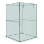 VEVOR Crop Cage, 1.2 x 1.2 x 1.8 m Plant Protection Tent with Zippered Door, Wind-Resistant Tall Crop Cage, Easy to Install, Outdoor Raised Bed Cover, Tomato Plant Netting for Garden Patio Lawn