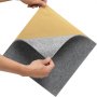 VEVOR Carpet Tiles, 30.5 x 30.5 cm, Self-Adhesive Carpet Flooring, Soft Cushioned Floor Covering, Easy DIY Installation for Bedroom, Living Room, Indoor and Outdoor Use (12 Tiles, Light Grey)