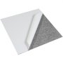 VEVOR Losetas para Alfombras, Despegar y Pegar, Autoadhesivas, Losetas de Alfombra Acolchadas, Fácil de Instalar, Bricolaje para Dormitorio, Sala de Estar, Interior y Exterior (9 Azulejos, Gris Claro)