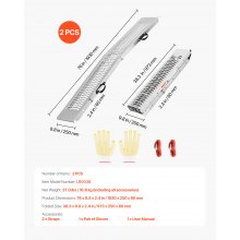 VEVOR Rampas de Acero Plegables Carga 453 kg 2 uds Rampas de Carga Resistentes