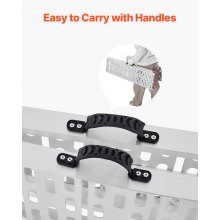 VEVOR Rampas de Aluminio Estable Carga 680 kg 2 uds Rampas de Carga Resistentes