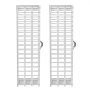 VEVOR Rampas de Aluminio 2 Piezas Rampas Resistentes, Carga de 907 kg, Rampa de Carga Estable Universal con Asas, Aptas para ATV, UTV, Motocicletas, Bicicletas Eléctricas, 3050 x 450 x 50 mm