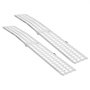 VEVOR Rampas de Aluminio 2 Piezas Rampas Resistentes, Carga de 907 kg, Rampa de Carga Estable Universal con Asas, Aptas para ATV, UTV, Motocicletas, Bicicletas Eléctricas, 3050 x 450 x 50 mm