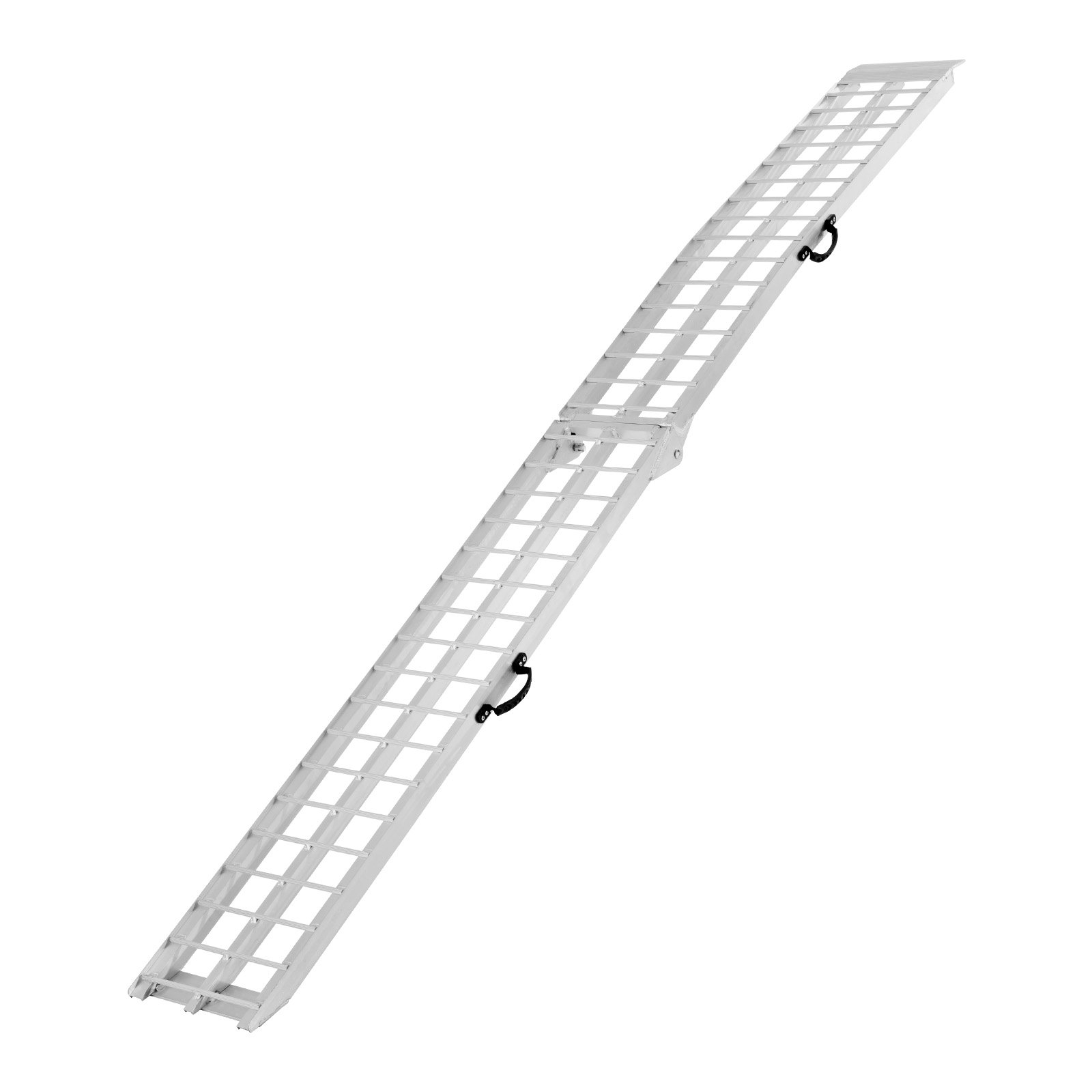 VEVOR Rampas de Aluminio 1 Pieza Rampas Resistentes Carga 272 kg Rampa de Carga Estable Universal con Asas, Aptas para ATV, UTV, Motocicletas, Bicicletas Eléctricas, 3050 x 295 x 47 mm, Blanco