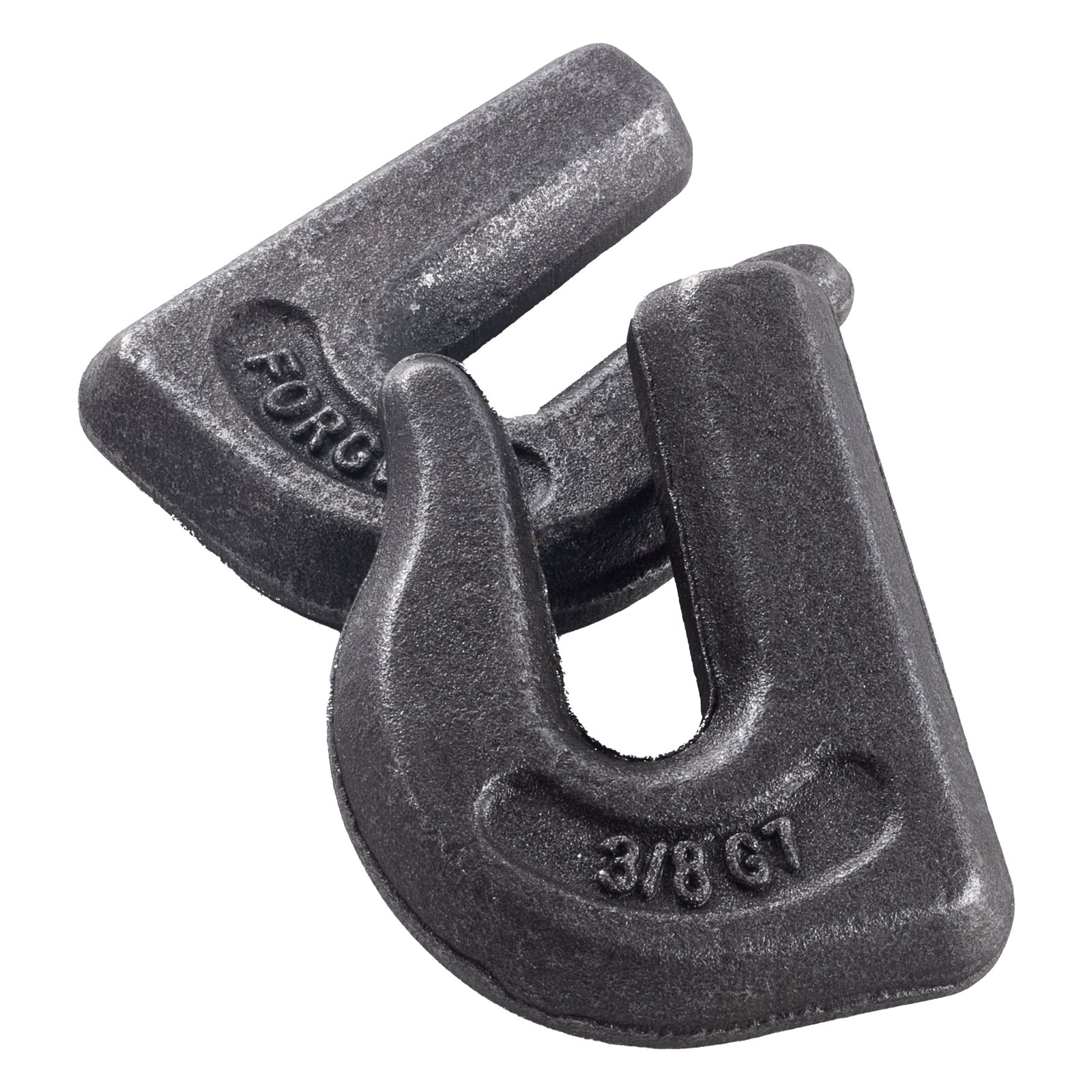 VEVOR Tractor Bucket Hook 7.93mm, 3/8 inch, Heavy Duty Weld-On Hook, G70 Forged Steel, Set of 6, Grab Hook, Compatible Weldable Tow Hook, for Crane, Chain Hoist, Forklift, 6803.88kg