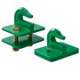 VEVOR 2 PCS Ganchos para Balde de Tractor de 9,52 mm de Acero Forjado de Grado G70 con Placa de Respaldo Resistencia Máxima a la Rotura de 6803,88 kg Compatible con Balde de Tractor, RV, Camión, Verde