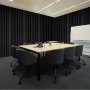 VEVOR Acoustic Foam Panels, Set of 4, 42x16x30cm, Self-Adhesive Soundproof Wall Panels, Acoustic Panels, Acoustic Foam Mats for Studio Walls & Ceilings, Black