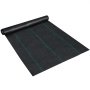 VEVOR Tela de Acolchado 91,4 x 2 m Tela de Control de Malezas Geotextil Jardín Lona PP Alta Permeabilidad Densidad Subyacente Textil para Cubierta del Suelo Jardinería Agricultura Huerto, Negro