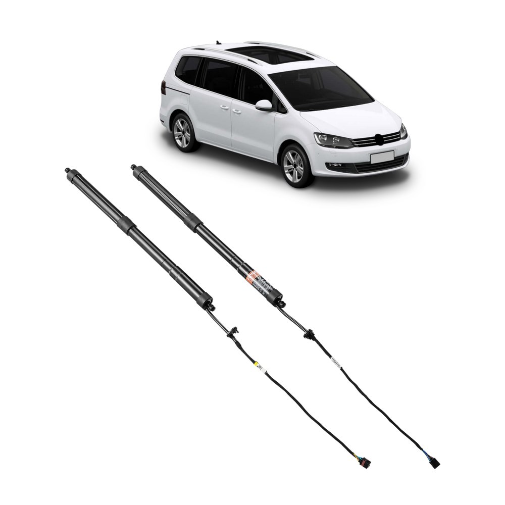 Soporte de Elevación Eléctrica para Portón Trasero Izquierdo y Derecho, Compatible con VW Sharan 2010-2023(7N, 7N1, 7N2), Amortiguador de Portón Trasero Eléctrico, 592 x 35 x 35 mm(2 Piezas)
