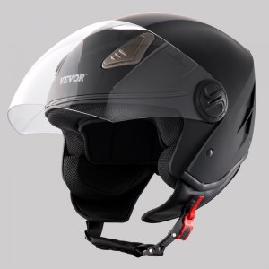 Casco Moto VEVOR Omologato ECE - Protezione Sicurezza Con Lente Trasparente E Ventilazione