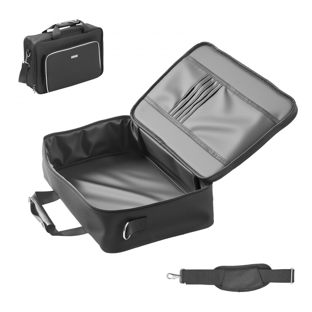 Estuche de Transporte PS5, Bolsa de Viaje 415 x 115 x 315 mm para PlayStation 5 y PS5 Slim de Nailon Impermeable con Forro Interior Suave, Divisores Acolchados y Asa de Transporte, Negro