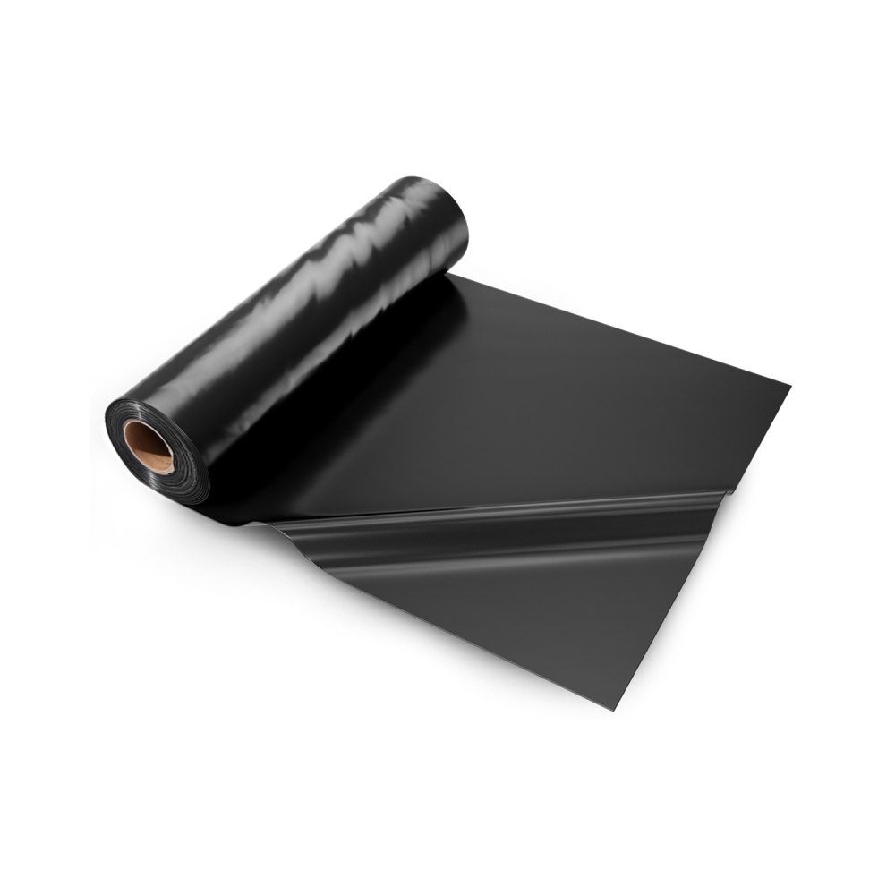 Rollo de Láminas de Plástico Espesor de 6 mil 7,31 x 30,48 m Barrera de Vapor para Espacios de Acceso Lámina de Polietileno Resistente para Jardín Suministros de Plástico Agrícola, Negro