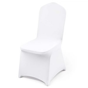 Lot De 100 Housses De Chaise Universelles En Polyester – Idéales Pour Mariage Ou Baptême