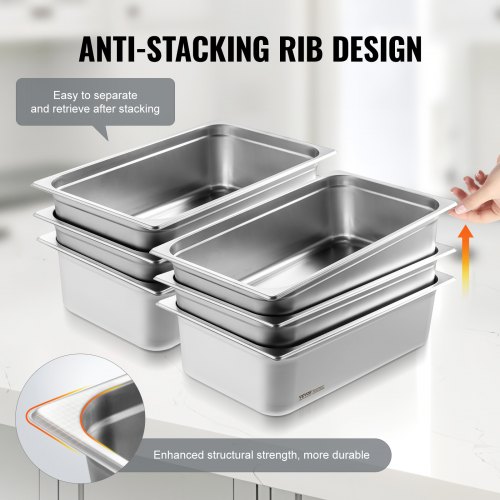Bac Gastro GN 1/1 Inox Profondeur 150 Mm - 21 Litres - Dynasteel