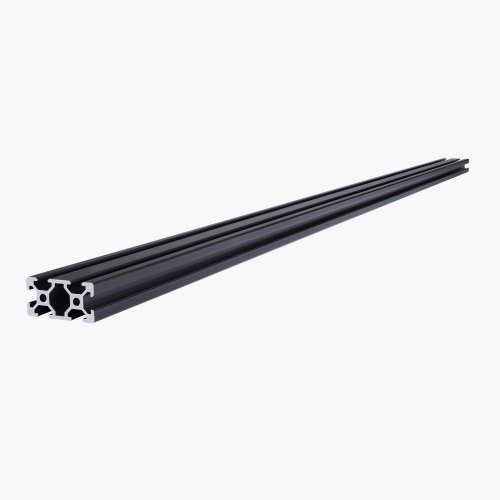2 Profilés Linéaires Aluminium 2040V Noir 400mm - Pour Châssis Imprimante 3D, CNC, Meuble DIY