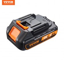 VEVOR Batterie pour Outil Sans Fil Lithium-ion 20 V 2,0 Ah Batterie de Remplacement pour Batteries d'Outils Électriques de Haute Capacité Compatible avec les Outils Outils Électriques Sans Fil 20 V