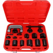 VEVOR Kit d'outils de biellette de direction intérieure, 12 outils de  retrait de biellette de direction intérieure, 12 adaptateurs de pied de  bielle, outil de biellette de direction intérieure de 1,27 cm