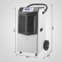 Nouveau sécheur de déshumidificateur de qualité supérieure réduisent l'humidité de l'air blanc et noir 55L