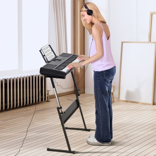 Max Rhapsody61 Piano Électronique, 61 Touches, Synthétiseur Débutant Complet, Deux Modes d'Apprentissage, Deux Haut-parleurs - Instruments de musique