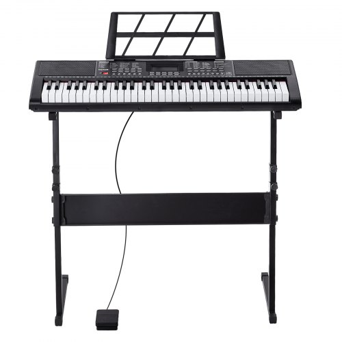 Piano électrique 61 Touches pour les Débutants avec des Caractéristiques Microphones et Polyvalentes Piano électrique 61 Touches pour les Débutants avec des Caractéristiques Microphones et Polyvalentes