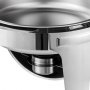 Set 2 X Chafing Dish Réchaud Dish Rouleau Rond Tray Buffet Professionnel