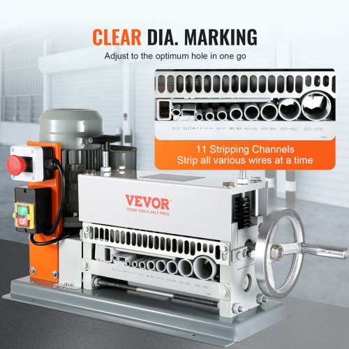 Dénudeuse De Câble Électrique Manuelle Avec Manivelle - 1-25mm, Outil Recyclage Fils Cuivre