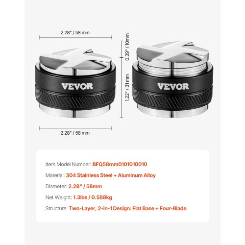 Distributeur de mouture pour porte-filtre 58mm – Les Cafés
