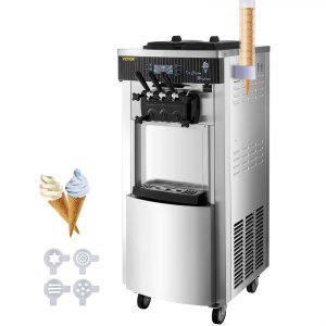 GOTOTOP Machine à crème glacée électrique Machine à crème glacée