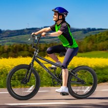 VEVOR Vélo BMX freestyle à roues de 45,7 cm pour enfants adultes en acier Hi-Ten