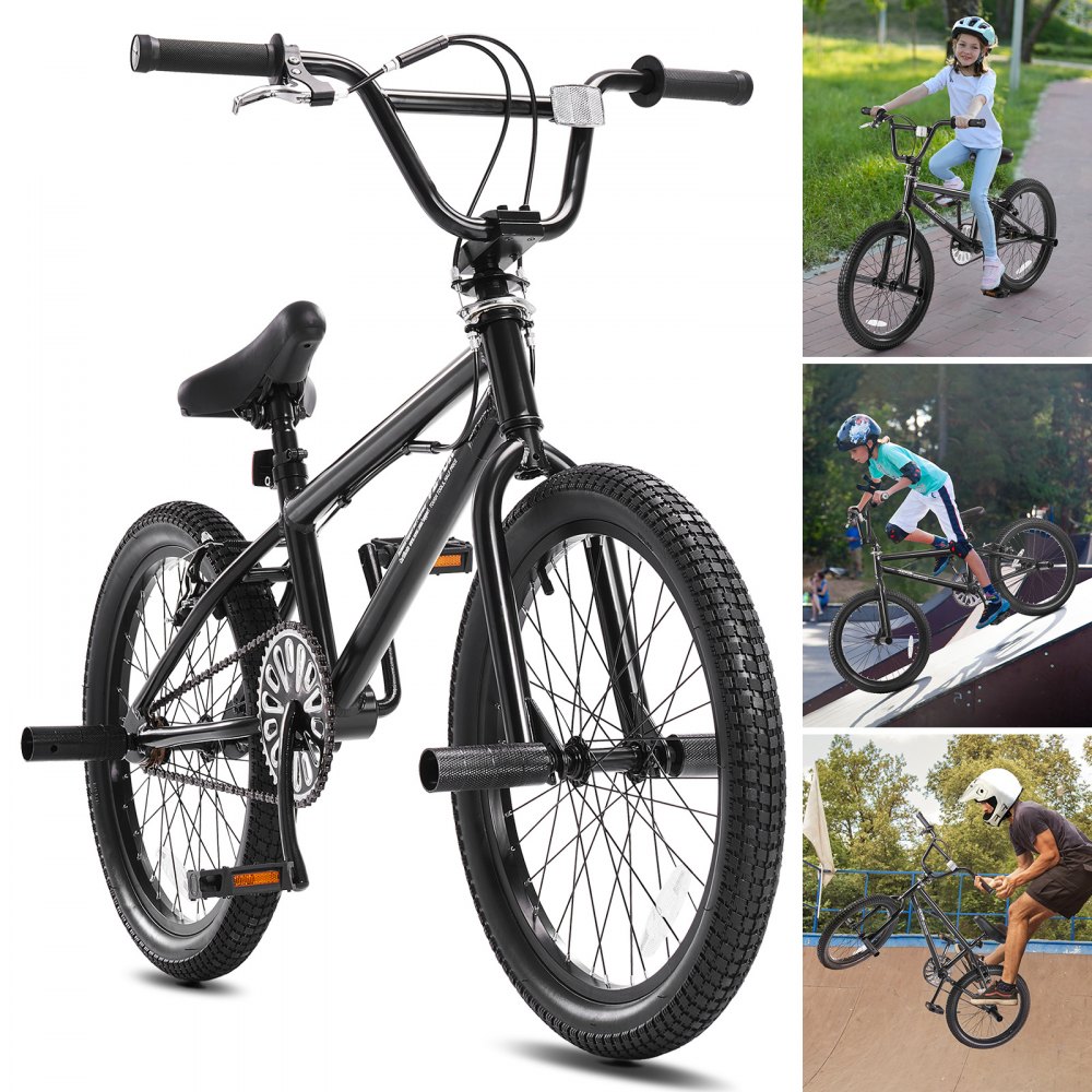 VEVOR Vélo BMX freestyle à roues de 50,8 cm en alliage d'aluminium pour enfants