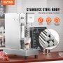 VEVOR Mélangeur de Crème Glacée Machine à Crème Glacée 750 W Sorbetière en Inox