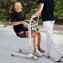 VEVOR Fauteuil Roulant Élévateur Transfert Patients Électrique Pliable Réglable