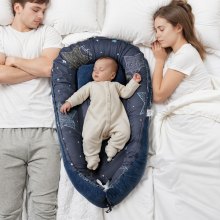 VEVOR Nid d'ange pour nouveau-né lit bébé avec appui-tête et housse 100% coton