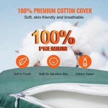 VEVOR Nid d'ange pour nouveau-né lit bébé 100% coton avec appui-tête et housse