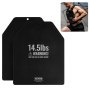 VEVOR Plaque lestée pour gilet lesté pour musculation fitness 2 plaques 6,59 kg