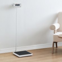 VEVOR Balance Pèse Personne Médicale Portable Numérique Tapis Antidérapant 180kg