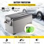 1.23Cuft Compresseur Portable Réfrigérateur Portatif Petit Réfrigérateur pour véhicule 220V Glacière électrique Frigo de Voiture