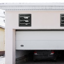VEVOR Ventilateur d'extraction à volets extracteur d'air mural garage 30,5 cm EC