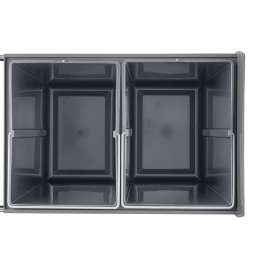 Poubelle Coulissante Sous évier 2x20L - Système Métal Robuste, Installation Facile, Pour Tri Sélectif - 8