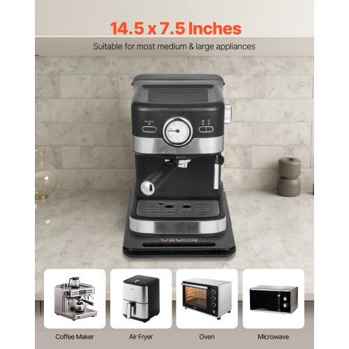 Pissente Plateau Coulissant Pour Cafetière Et Appareils De Cuisine - Rangement Pratique Jusqu'à 50 Lbs
