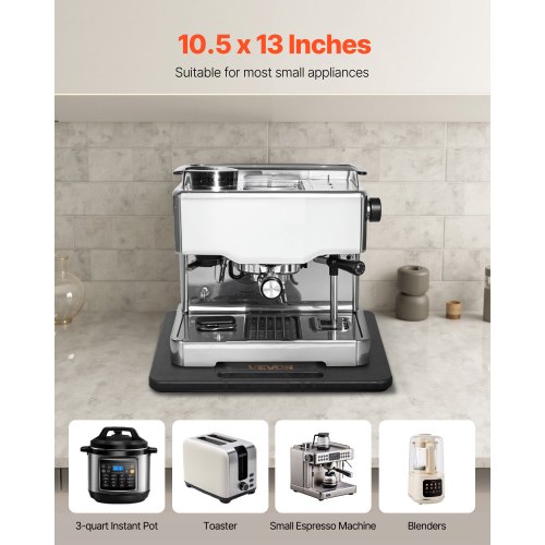 Plateau Coulissant Pour Appareils De Cuisine-VEVOR-26,7x33 Cm