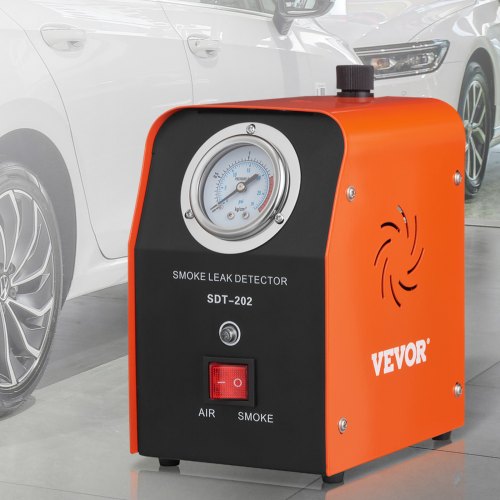 PARAOUTIL Machine à Fumée Détecteur De Fuites EVAP – Pompe Intégrée, Manomètre, Kit Diagnostic Auto 12V Toutes Voitures