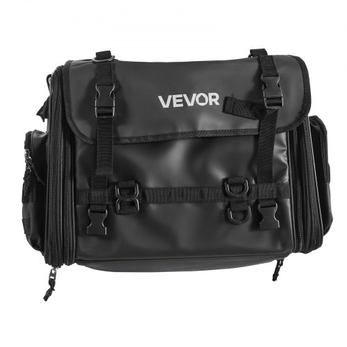 VEVOR Sacoche Arrière De Moto Extensible 22-34 L, Sac De