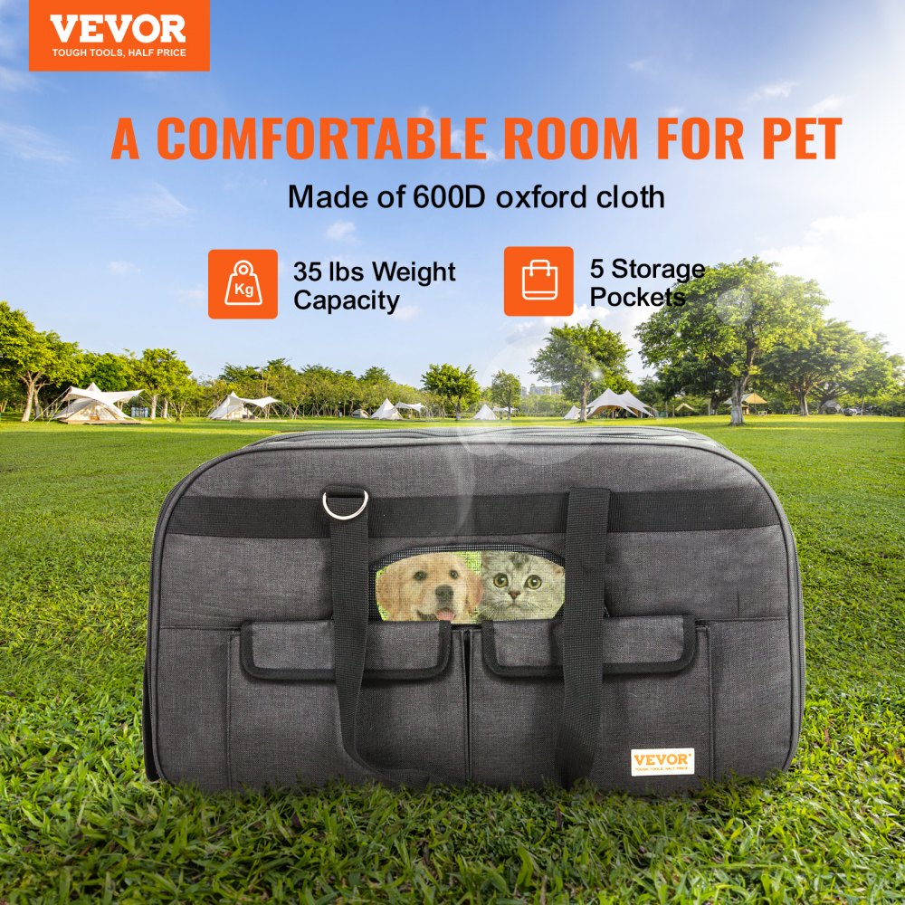 Acheter Sac de transport Portable pour animaux de compagnie, sac de sortie  pour chat et chien, sac de transport respirant pour voiture pour animaux de  compagnie