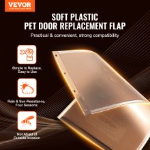 VEVOR Rabat de Rechange pour Chatière 260x413 mm pour Chiens et Chats Intérieur