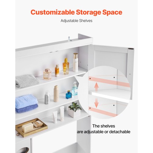 Etagère De Salle De Bain Marsa Meuble De Rangement Au-dessus